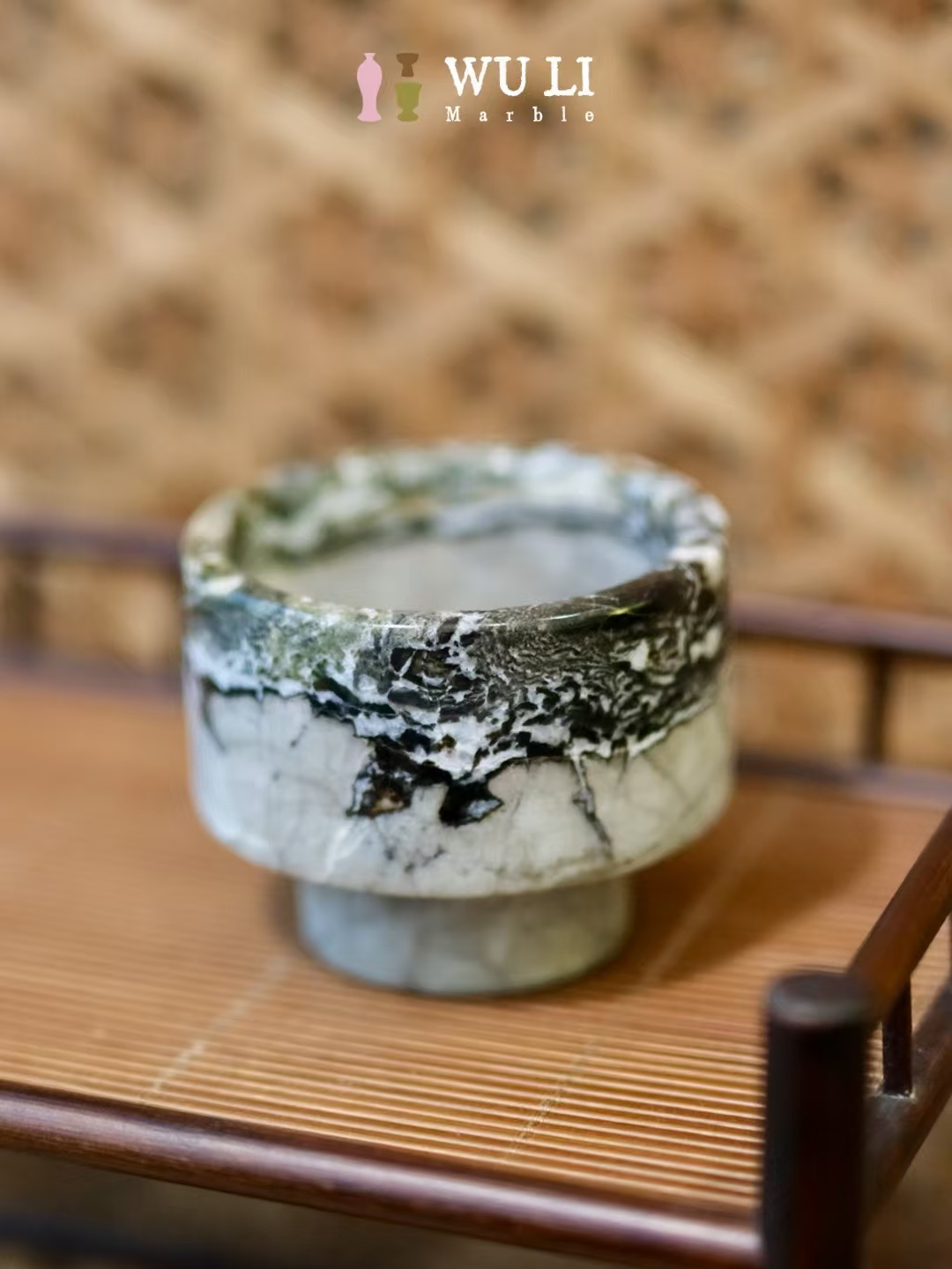 Blue Vein Raw Stone Aromatherapy Set | Natural Rough Stone Diffuser Set